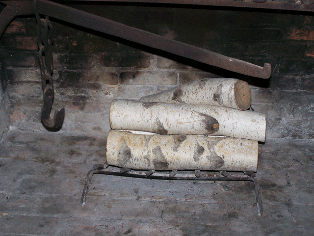 Fireplace With Cooking Arm