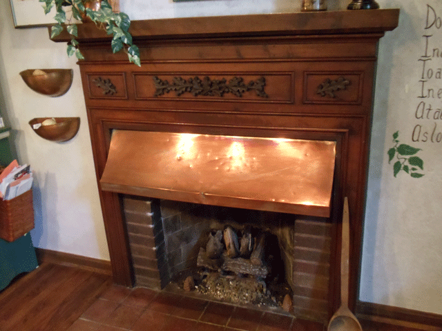 Kitchen Fireplace