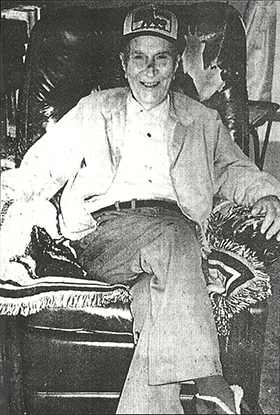 George Gillespie, World War I veteran, in 1996