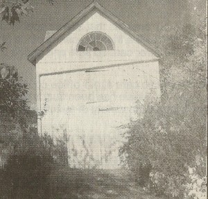 The south end of the Muchmore barn is shown in this picture shot October 28, 1986