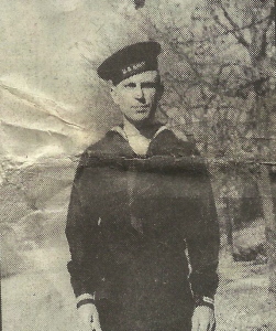 Durward (Brownie) Morgan in 1943 while serving in the Navy