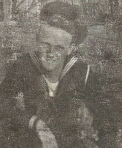 Dallas Burton, in his Navy uniform during World War II
